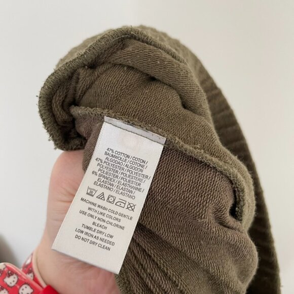 Free People We The Free Army Green Paisley Joggers Size Medium - Picture 4 of 7